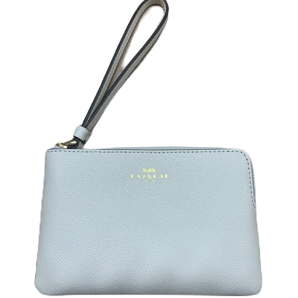 Coach Corner Zip Wristlet